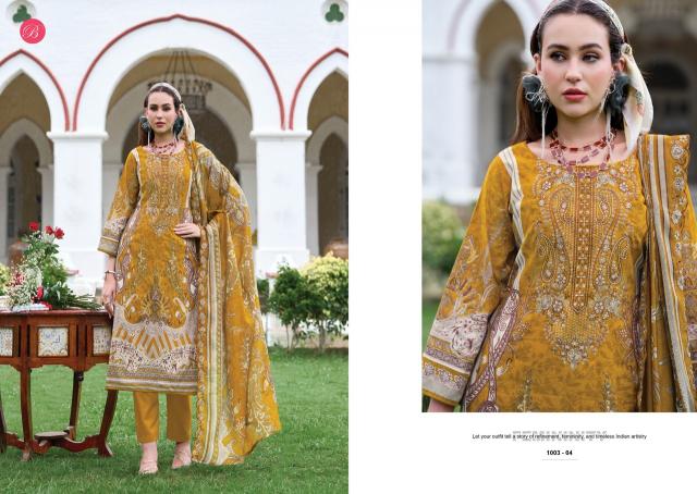 Belliza guzarish vol 25 cotton dress material wholesale